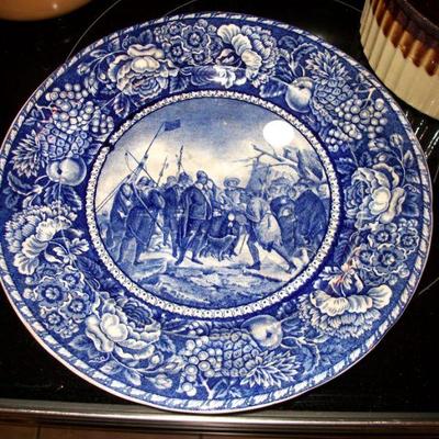 Landing of the Pilgrims Plate