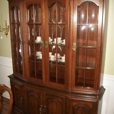 Lighted China cabinet by Pennsylvania House