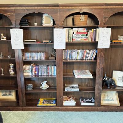 Bookcases are not for sale