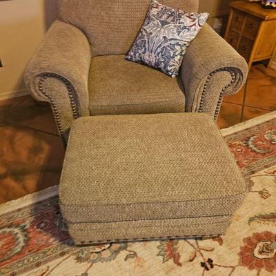 Chair with Ottoman