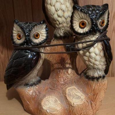 Three Owl Lamp