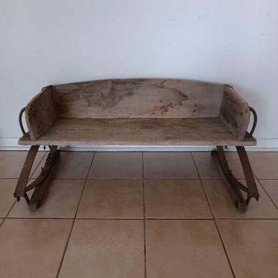 Antique wagon buck board