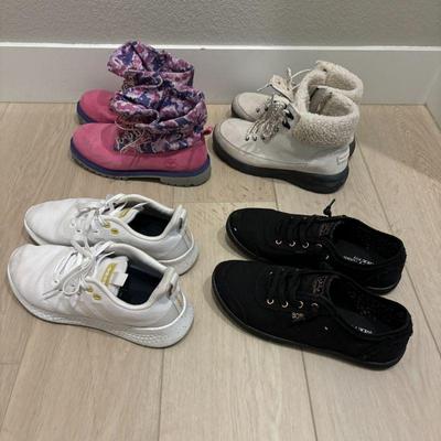 Lot #69 - Women's Size 8-9 Footwear Lot - Including Timberland, Skechers, Adidas
