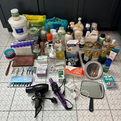 Lot #62 - Personal Care and Wellness Collection - Haircare, Skincare, Bath Products, Vitamins & More