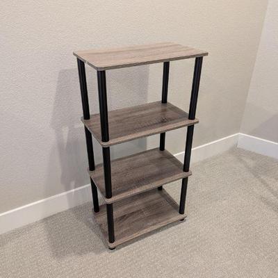 Lot #150 - Modern 4-Tier Storage Shelf - Minimalist Design.