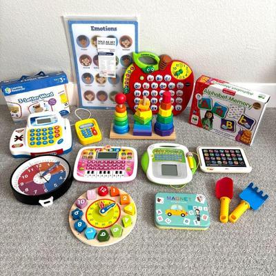 Lot #126 - Educational Toy Lot - VTech, LeapFrog, Learning Resources & More