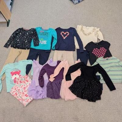 Lot #96 - Girls Size 6 Clothing Lot - Assorted Tops and Bottoms