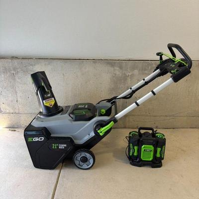 Lot #203 - EGO Power+ 21" Snow Blower Bundle with Battery and Charger.
