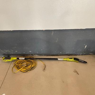 Lot #195 - RYOBI Electric Pole Saw Lot - Model RY43160A, 8-inch Cutting Bar with Extension Cord