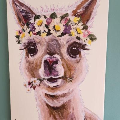 Alpaca Art Alpaca Decor. Alpaca Art Print Alpaca Canvas Art by Lee Keller