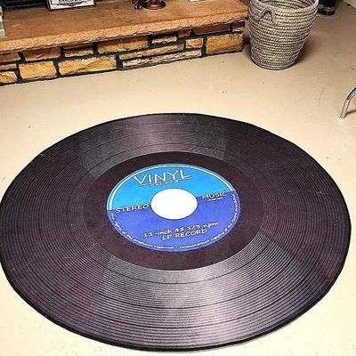 Vinyl Record Area Rug (Very Cool) Large