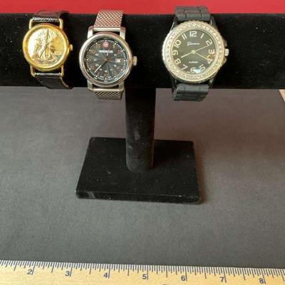 Elegant and unique watch trio including wenger geneva