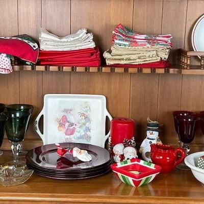 Lot of christmas table top decor