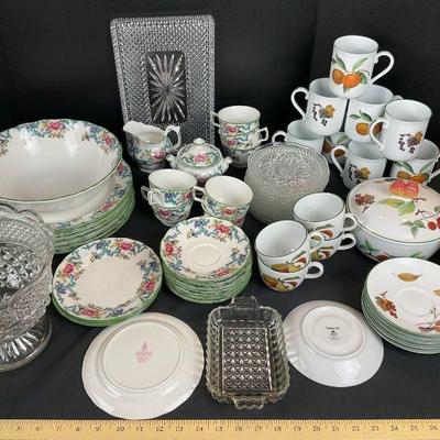 Royal doulton floradora green evesham vale china made in england