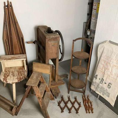 Rustic antique vintage wood collection