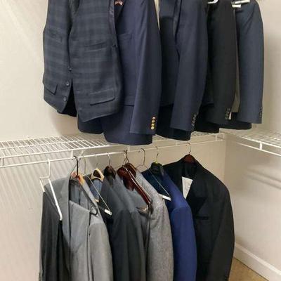 Men s tuxedo, sportcoats, suits, and trousers