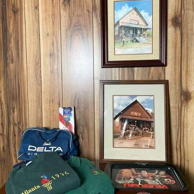 Georgia and atlanta olympics memorabilia lot