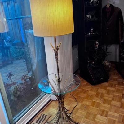 MID-MODERN LAMP /TABLE
