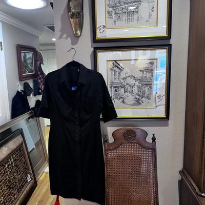 BLK /WH ETCHINGS
TAHARI DRESS