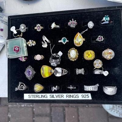 STERLING SILVER RINGS