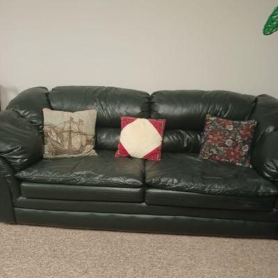 Leather sofa