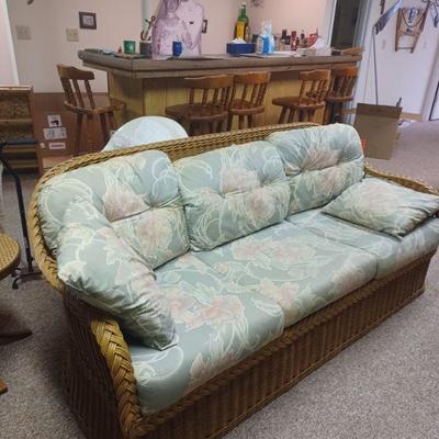 Wicker sofa