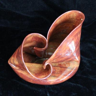 George Ohr Pottery Crumpled Vase
