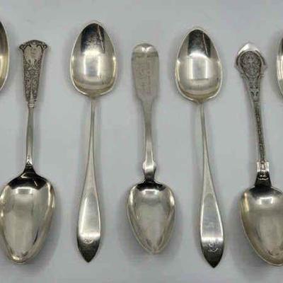 Sterling Silver Lot, Nantucket Coin Silver Spoon