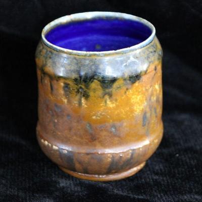 George Ohr Small Pottery Vase