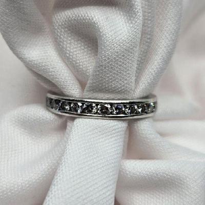 Tiffany & Co Platinum & Diamond  Eternity Ring