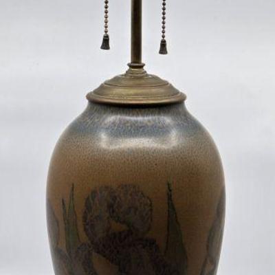 Jens Jenson Rookwood Art Pottery Table Lamp