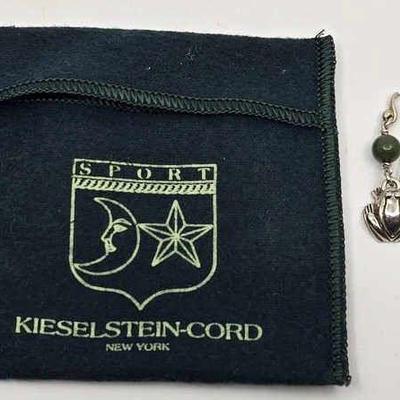 Kieselstein-Cord Sterling Silver Frog Earrings