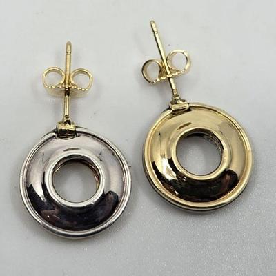 Tiffany & Co. Paloma Picasso 18K & Silver Earrings