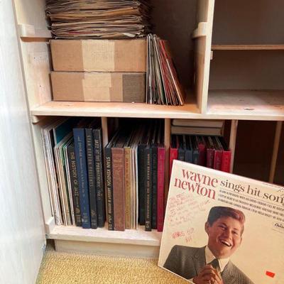 All Vinyl Records in Cupboard