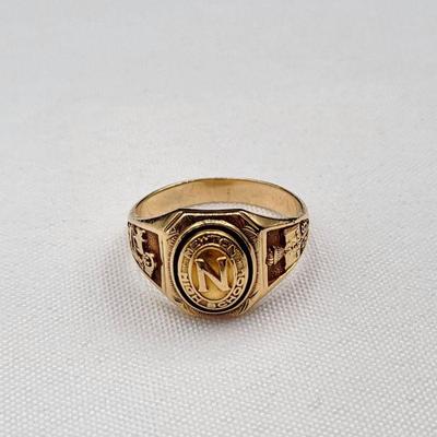Josten 10k Gold 1956 Class Ring