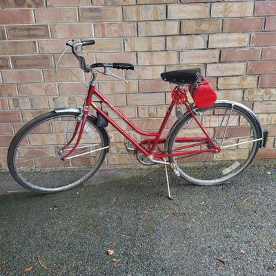 Mid Century Schwinn Breeze Red Bike
