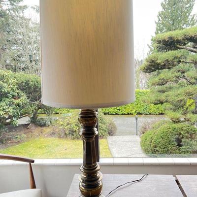 Very Tall Brass Stiffel Lamp - Marked