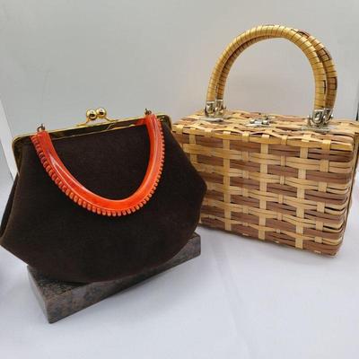 Vintage Tally Ho & Wicker Hong Kong Handbags