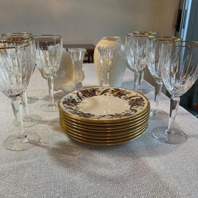 Lenox Holiday Tartan Entertainment Lot