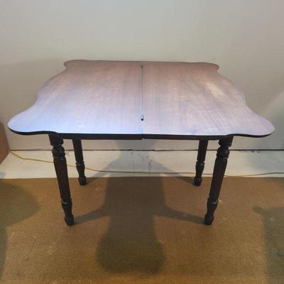 Antique Mahogany Swivel Game Table