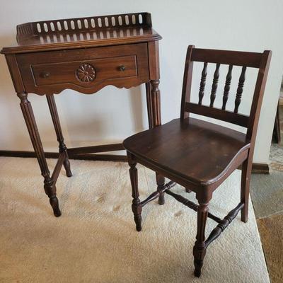 Petite Writing Desk & Chair