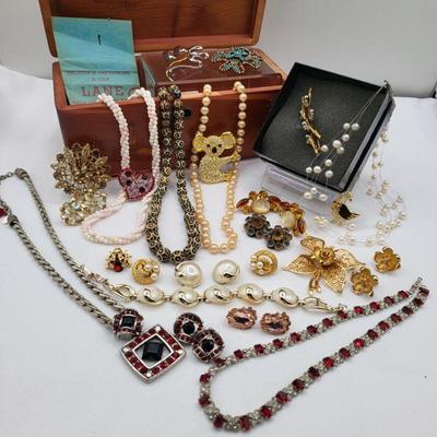 Lane Treasure Box Full of Jewelry
