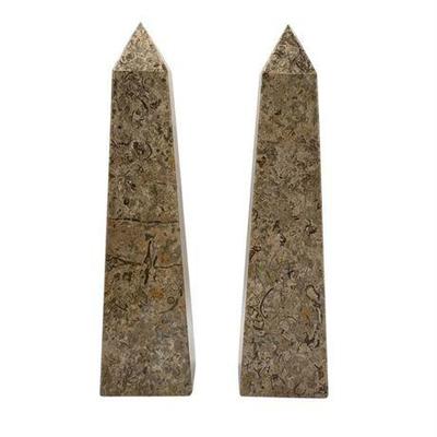 Lot 131  
Egyptian Style Marble Decorative Obelisks