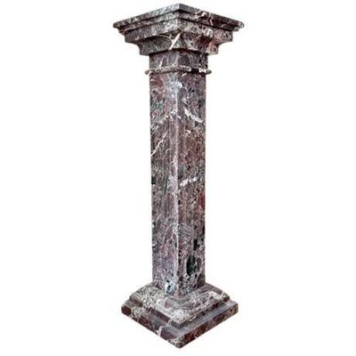 Lot 021   
Antique Rosso Levanto Marble Pedestal