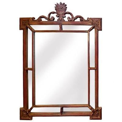 Lot 004  
Victorian Style Carved Wall Mirror