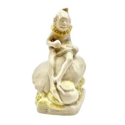 Lot 155   
Belleek Irish Leprechaun Figurine