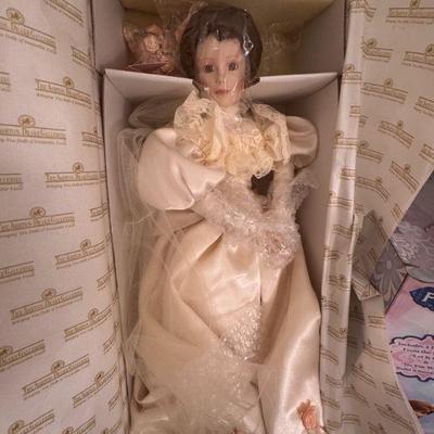 Victorian bride doll