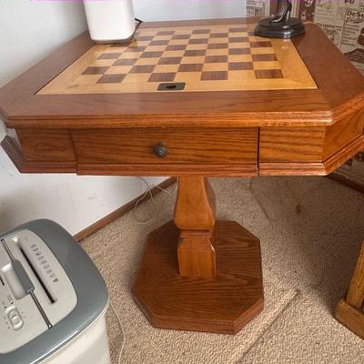 Game table chess, checkers & backgammon)