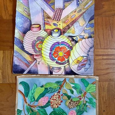 Original unframed watercolor