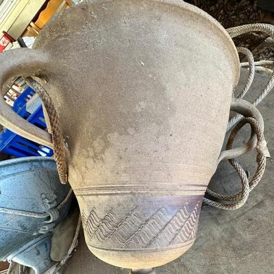 Pottery hanging basket